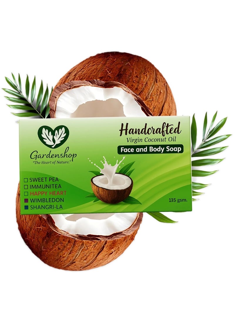 Garden Handcrafted Virgin Coconut Oil Face & Body Soap – 135g - Image 5