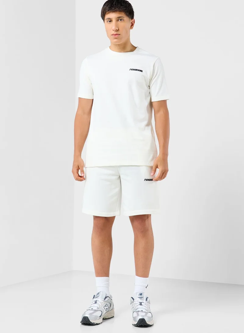 The Giving Movement Regular Logo Racer Printed T-Shirt