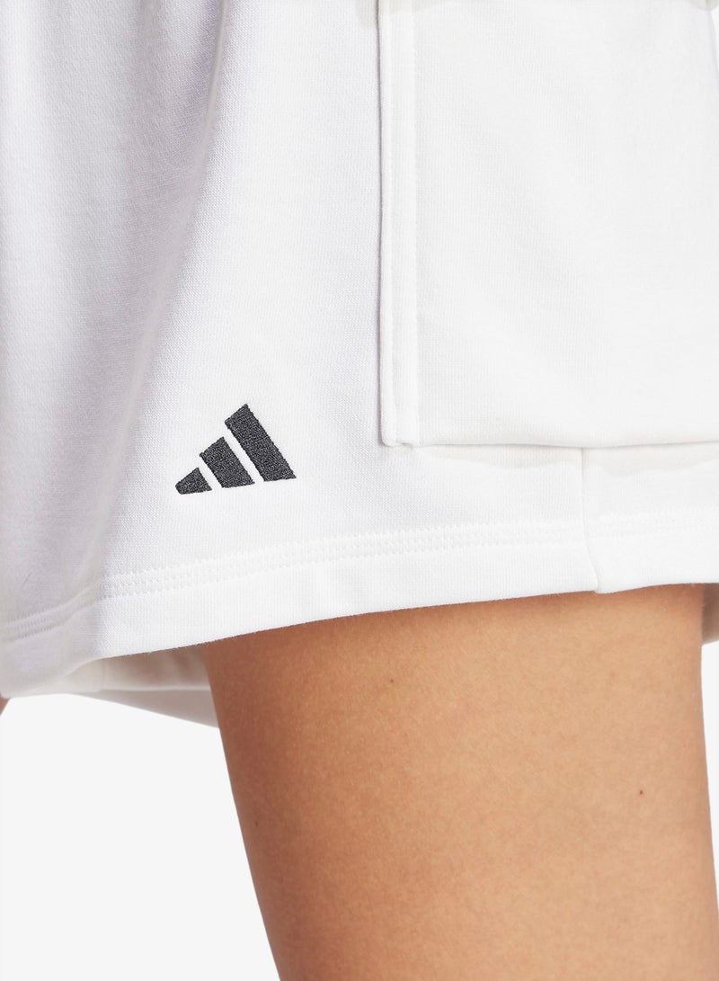 Adidas Essential Small Logo French Terry Cargo Shorts - Image 3