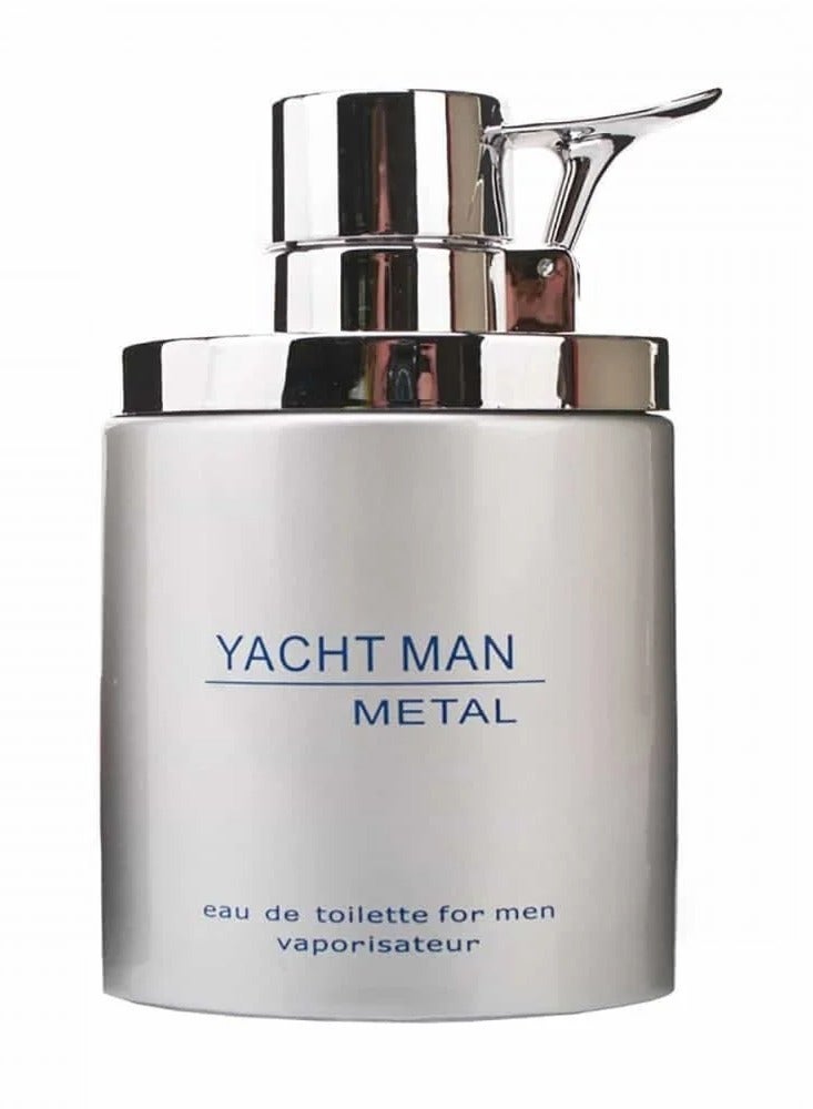 ANTONIO PUIG Yacht Man Metal Silver Eau de Toilette 100ml - Image 1