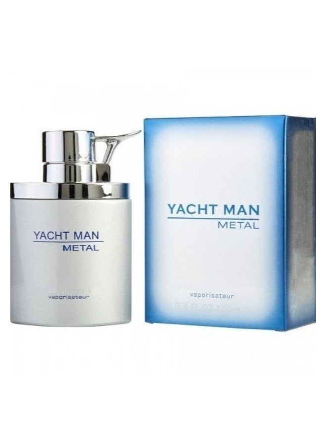 ANTONIO PUIG Yacht Man Metal Silver Eau de Toilette 100ml - Image 2