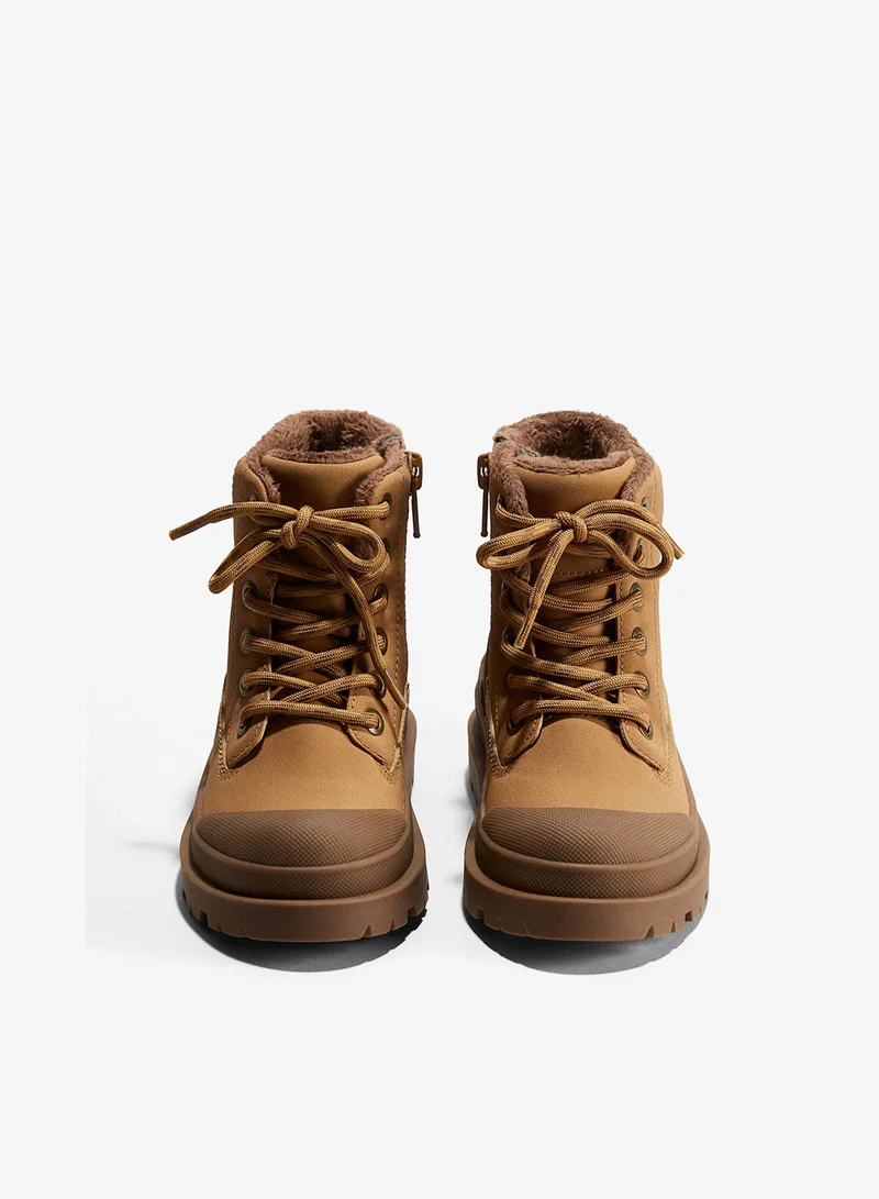 H&M Waterproof lace-up boots