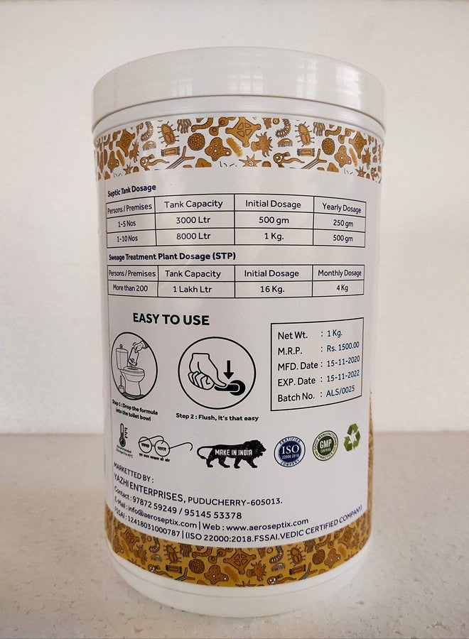 إيرو منظف خزانات الصرف الصحي AERO Septix (1000 جم) - Image 3