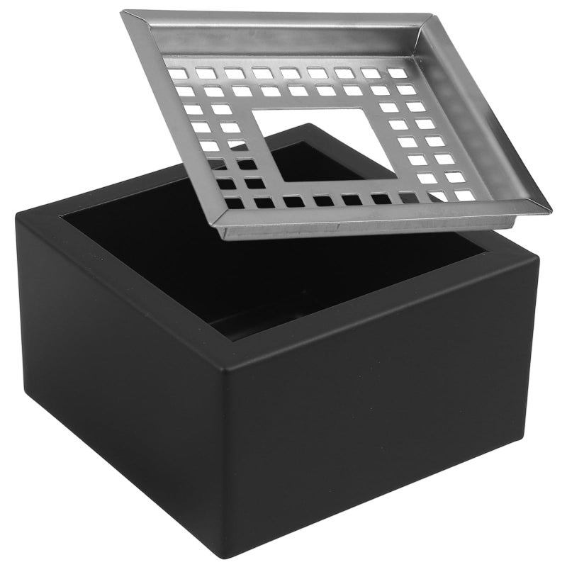 Large Square Stainless Steel Ashtray for Indoor Tabletop Smoking Ash Tray - Image 2