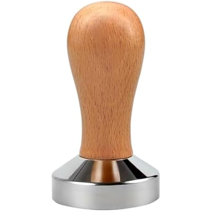 eWINNER 51Mm Coffee Tamper Espresso Press 51Mm Tamper With 304 Stainless Steel Base Wooden Handle Barista Espresso Machines Accessory - Image 2