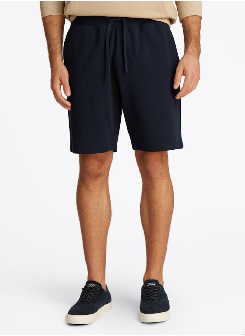 TOMMY HILFIGER - Men's Essential Terry Sweatshorts - Cotton, Blue - Image 1