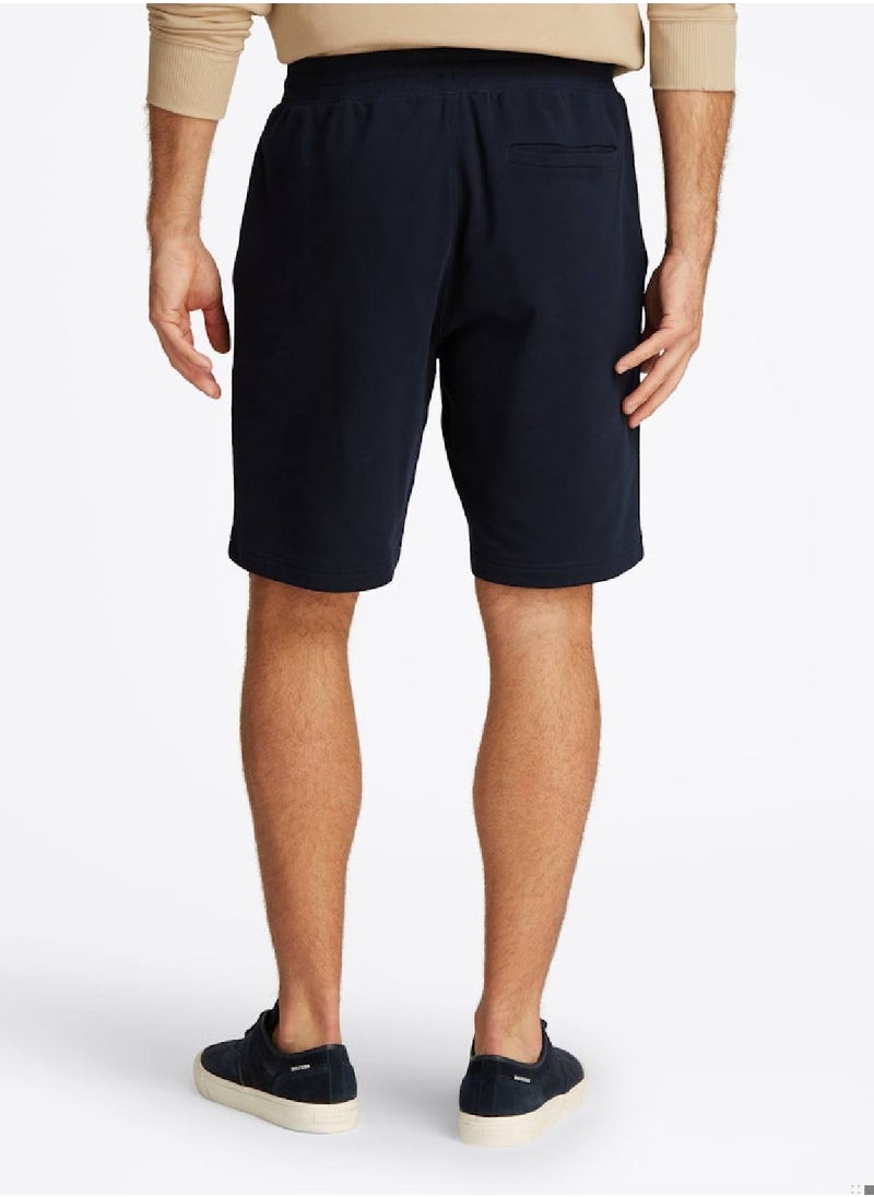 TOMMY HILFIGER - Men's Essential Terry Sweatshorts - Cotton, Blue - Image 1