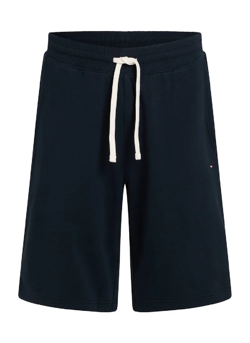 TOMMY HILFIGER Men's Essential Terry Sweatshorts - Cotton, Blue