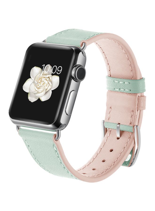 NIBEMINENT Replacement Band For Apple Watch Series 1/2/3/4 44 mm/42 mm Green  - Image 3