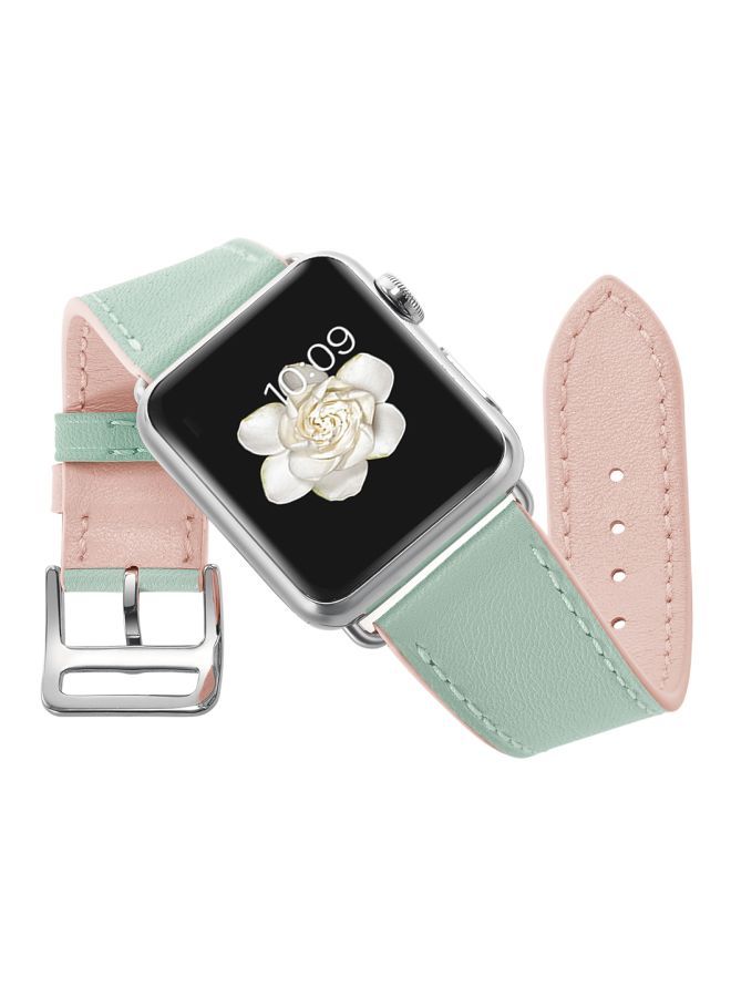 NIBEMINENT Replacement Band For Apple Watch Series 1/2/3/4 44 mm/42 mm Green  - Image 4