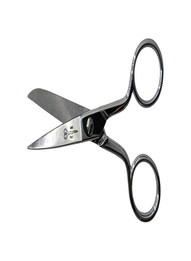 Ultima 5 Inch Dress Maker Scissors – Drop Forged Carbon Steel Dressmaker’s Sheers, Chrome Plated with Straight Handles, Made in Italy - Image 2