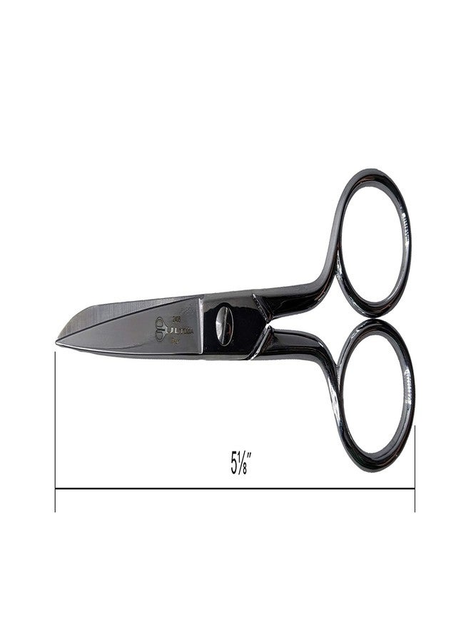 Ultima 5 Inch Dress Maker Scissors – Drop Forged Carbon Steel Dressmaker’s Sheers, Chrome Plated with Straight Handles, Made in Italy - Image 3