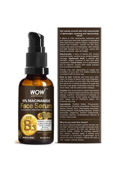 WOW Skin Science 10% Niacinamide Serum For Blemishes Oil Control & Acne Spots 30Ml  - Image 3