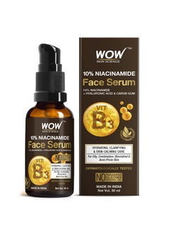 WOW Skin Science 10% Niacinamide Serum For Blemishes Oil Control & Acne Spots 30Ml  - Image 1