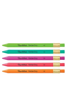 Paper Mate Paper Mate Handwriting Triangular Mechanical Pencil Set with Lead & Eraser Refills, 1.3mm, School Supplies, Office Supplies, Sketching Pencils, Drafting Pencil, Fun Barrel Colors, 8 Count  - Image 5
