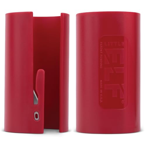 Little ELF Wrapping Paper Cutter (2-Pack) | Red Christmas Gift Wrap Cutter | As seen on Shark Tank | Made in USA | Gift Wrapping Paper Slicing Tool - Image 1