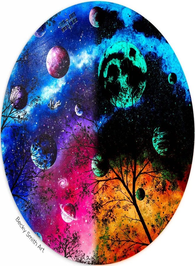 SpaceBeams Nebula Glow in the Dark Paint (1.7 Fl Oz) Pink With Orange Glow, Non-Toxic, Water Based - Image 5