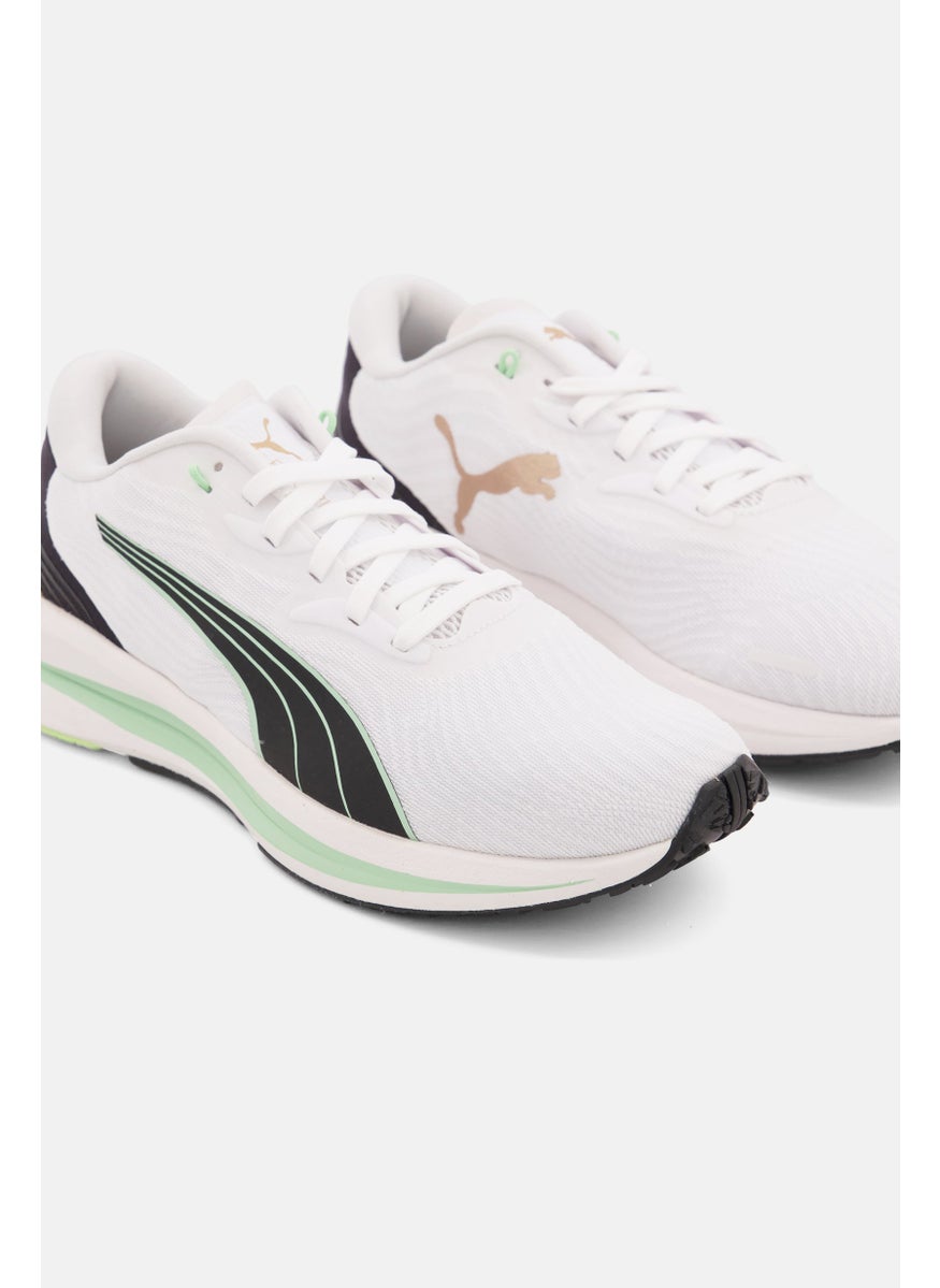 PUMA - Women Electrify Nitro 2 Run 75 Lace Up Sports Shoes, White Combo - Image 1