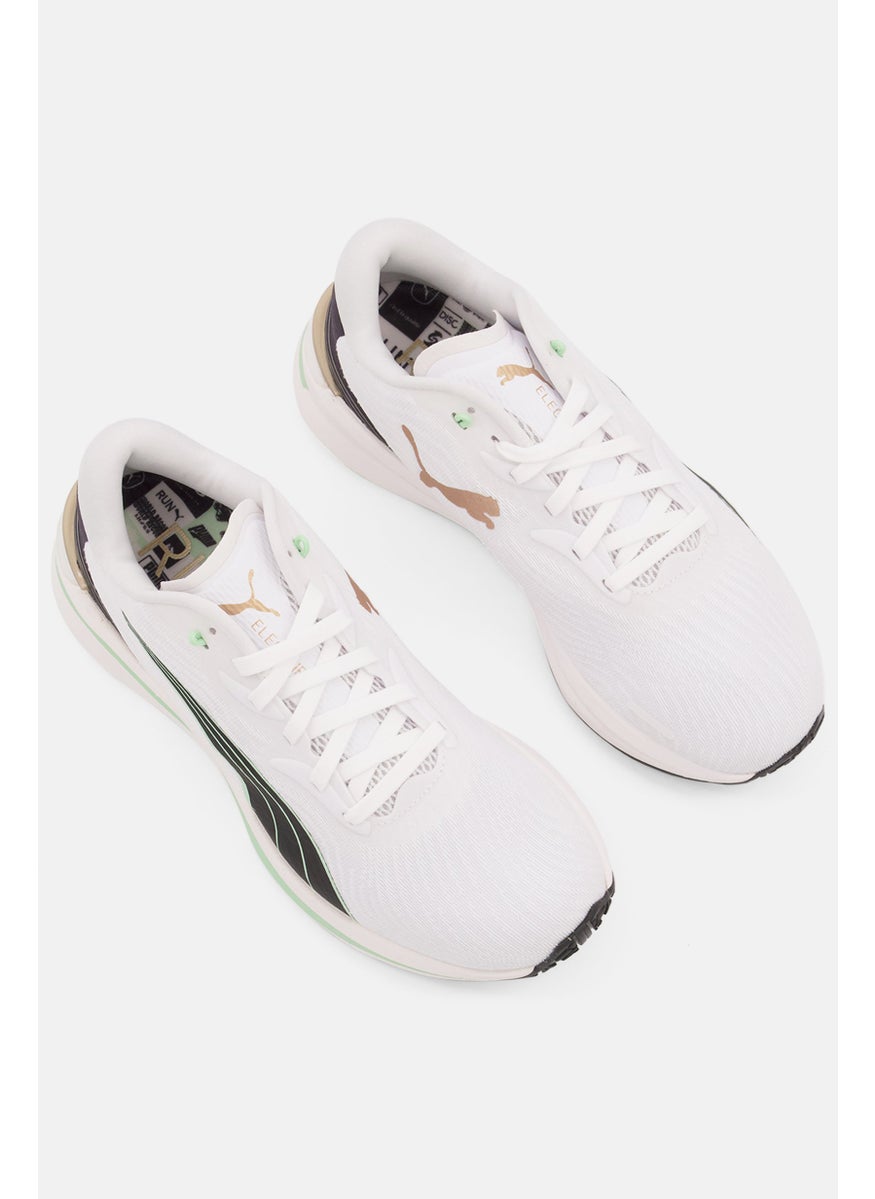 PUMA - Women Electrify Nitro 2 Run 75 Lace Up Sports Shoes, White Combo - Image 1