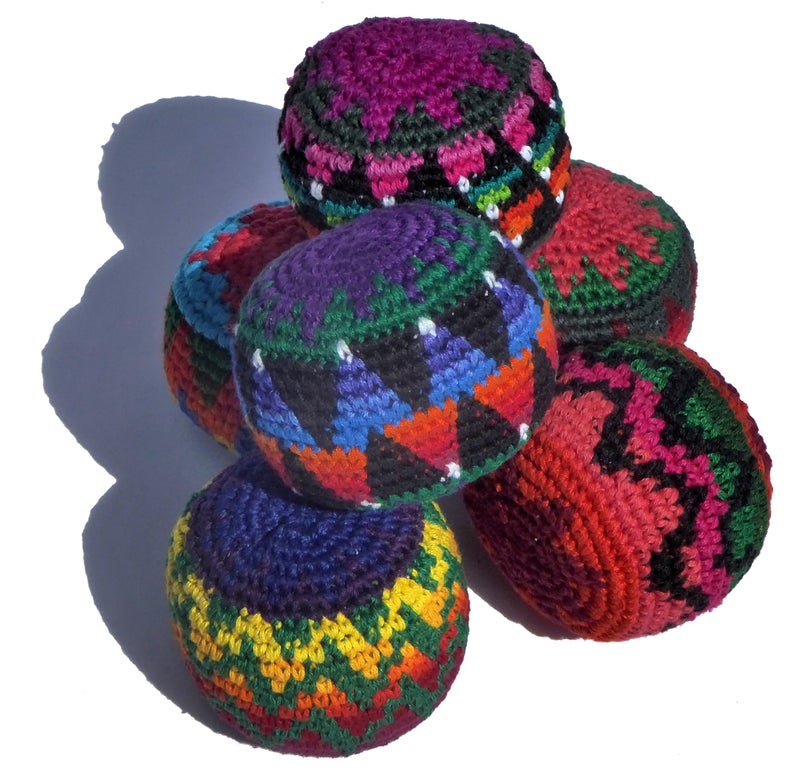 Purity Products Purity Products Juggling balls x 3 fair trade, assorted colours  - Image 2