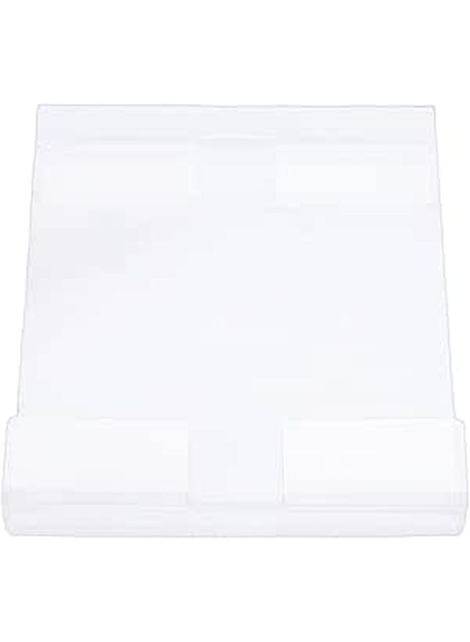 حامل كتاب ولوحي شفاف من الأكريليك لجهاز المشي مثبت لاصق لصالة الألعاب الرياضية المنزلية والمكتب - Image 1