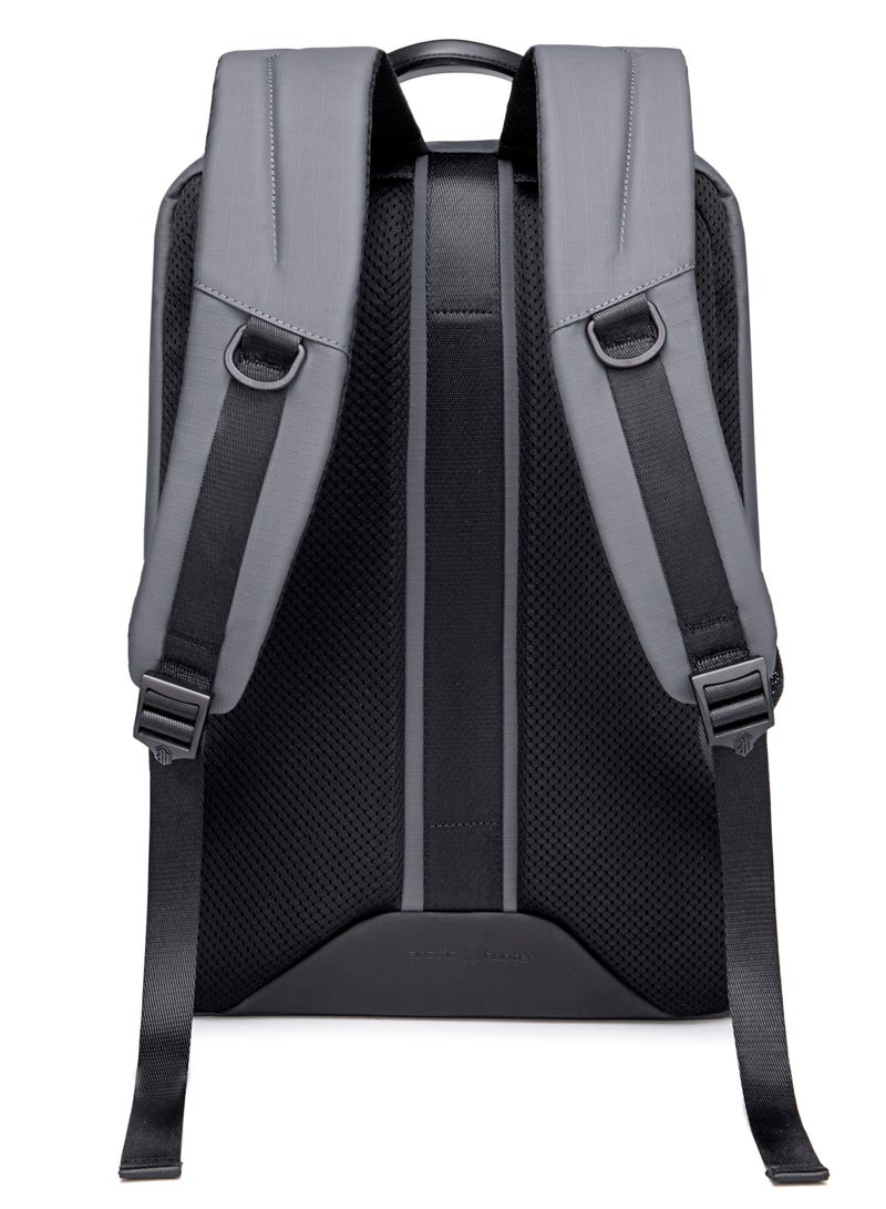ARCTIC HUNTER Premium Backpack Water Resistant Built-in USB Headphone Jack Laptop Daypack for Men and Women B00532 Grey - Image 4