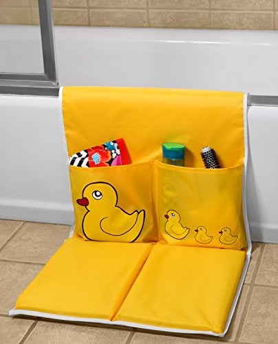 Handy Laundry Baby Bath Kneeling Pad -The Bathtub Bath Mat Has Thick Pads for Comfort and Two Large Pockets for Bathing Essentials. - Image 3