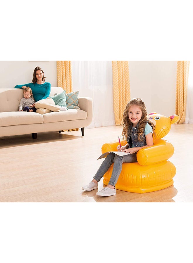 INTEX Lightweight Portable Heavy-duty PVC Durable Inflatable Happy Animal Chair Comfortable For Baby - Image 3