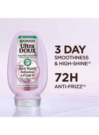 Garnier Ultra Doux Rice Water Shampoo 400ml + Conditioner 360ml + Hair Mask 340ml - view 3