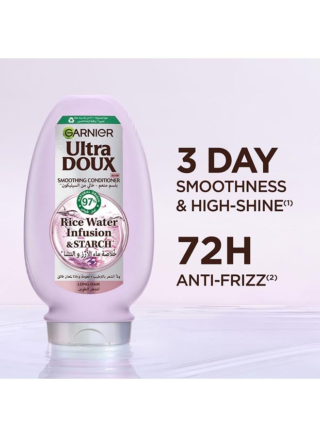 garnier شامبو غارنييه ألترا دوكس بماء الأرز 400 مل + بلسم 360 مل + قناع شعر 340 مل - Image 3