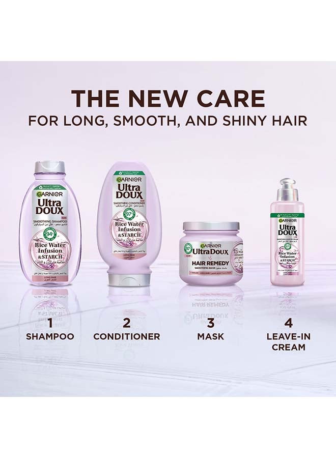 garnier شامبو غارنييه ألترا دوكس بماء الأرز 400 مل + بلسم 360 مل + قناع شعر 340 مل - Image 5