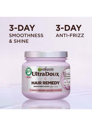 Garnier Ultra Doux Rice Water Shampoo 400ml + Conditioner 360ml + Hair Mask 340ml - view 4