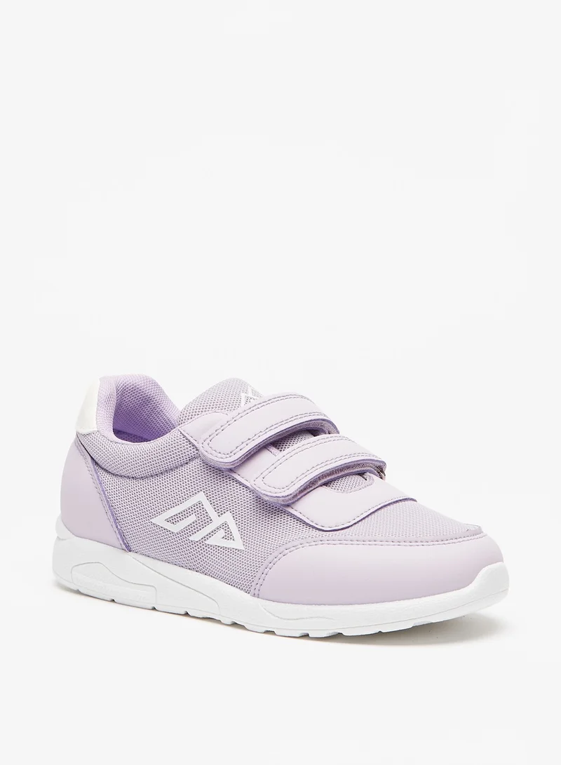 Oaklan by Shoexpress Girls Textured Sports Shoes with Hook and Loop Closure