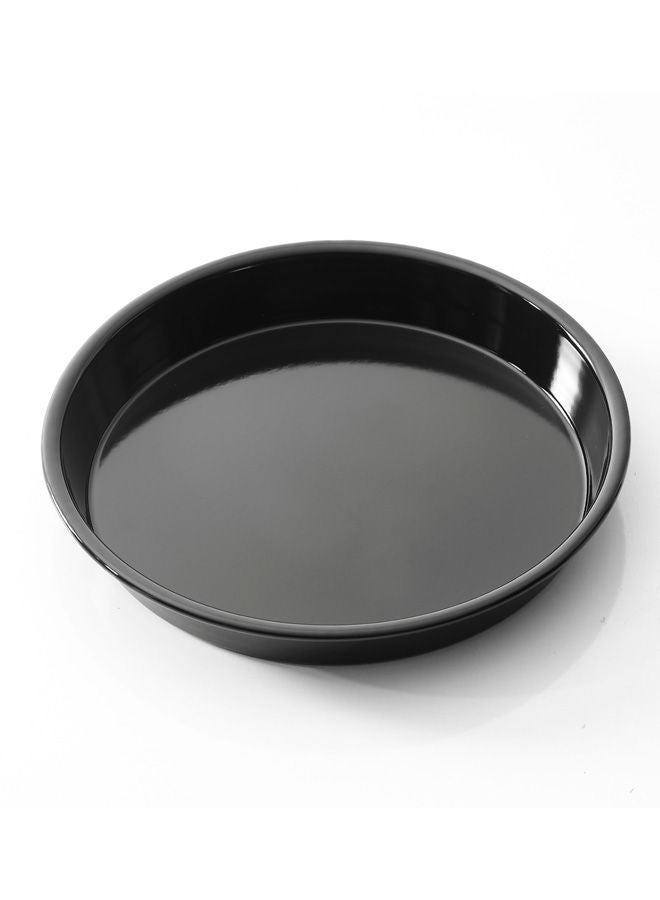 Easy Cooking Aluminium Non-Stock Round Baking Pan Black 28cm - Image 3