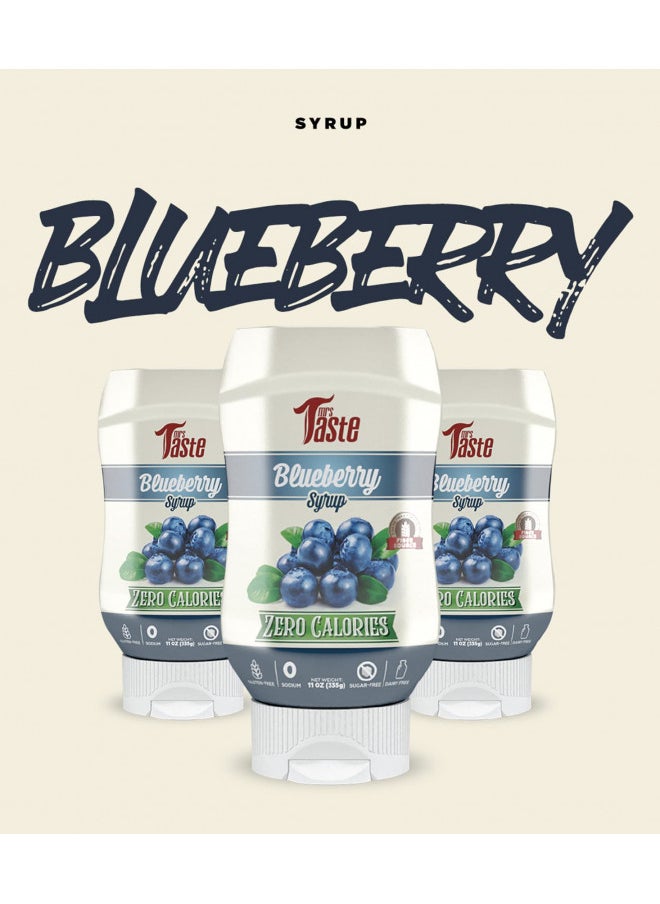 mrs Taste Mrs Taste Sugar Free Blueberry Syrup, Zero Calories, Zero Sodium, Zero Sugar, High Fiber, Keto Friendly, Paleo Friendly, Condiments and Sauces (11 oz, Blueberry Syrup)  - Image 2