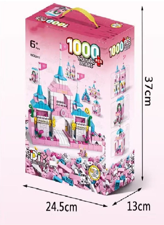 1000PCS 6in1 City DisneylandBuilding Blocks Model Bricks Toys for Children - Image 3