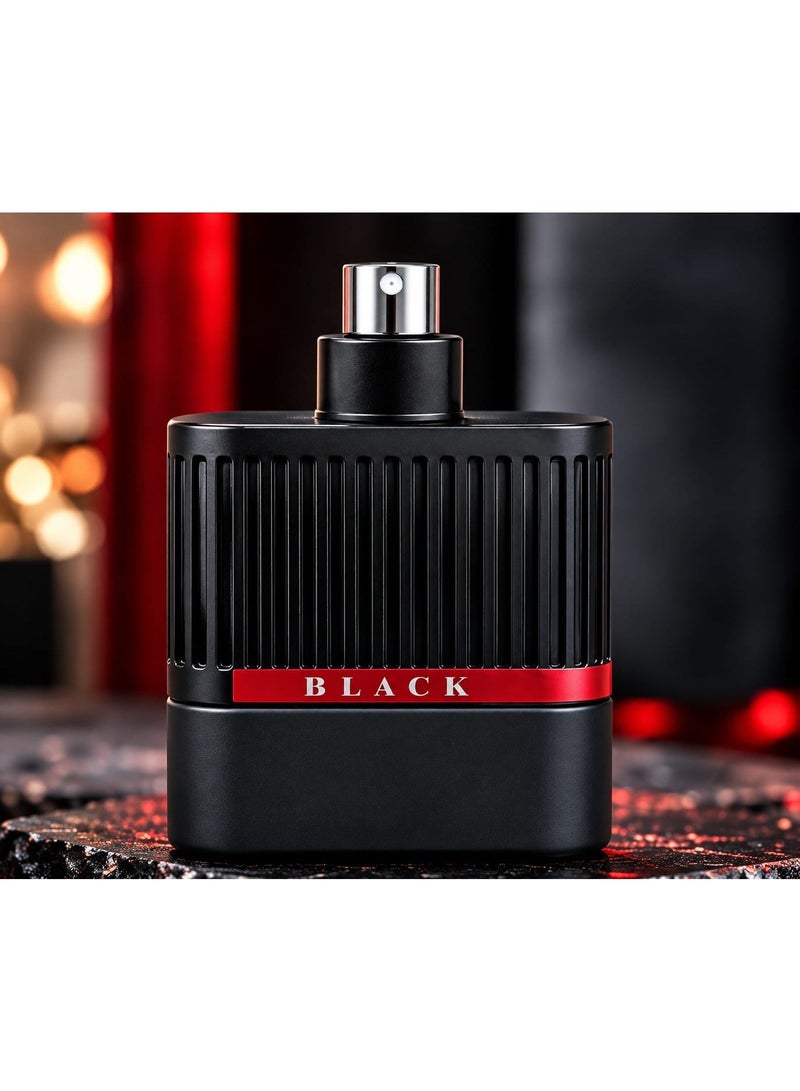 إنفلوانس جيرماني عطر او دو بارفان بلاك بروفوندو نيرو بور أوم من انفلونس جيرماني، مجموعة من قطعتين، 2 × 100 مل - Image 2