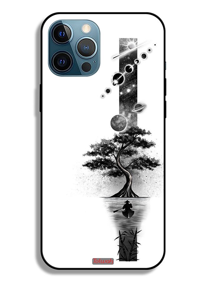 Tolwak Apple iPhone 12 Pro Max Protective Case Earth Space Art - Image 2