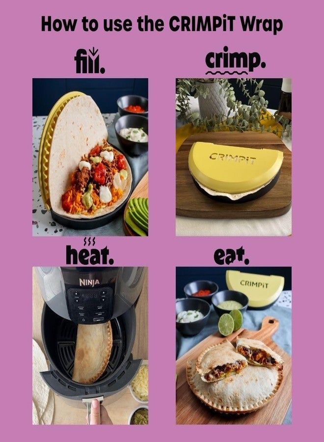 CRIMPiT Wrap A Crimper for Wraps - Create Burritos, Calzones, Enchiladas, Kebabs, Pasties & More - Start Enjoying Wraps Like You've Never seen Them Before - Made in The UK - Image 4