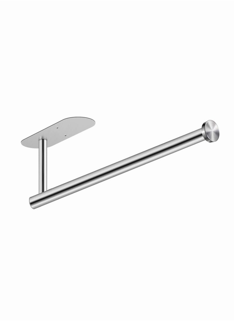 Generic Toilet Roll Holder for Bathroom Stainless Steel Toilet Paper Holder Self Adhesive Tissue Paper Holder Silver  - Image 1