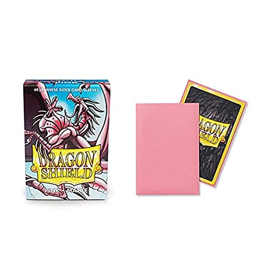 Dragon Shield Matte Mini Japanese Pink 60 ct Card Sleeves Individual Pack - Image 1