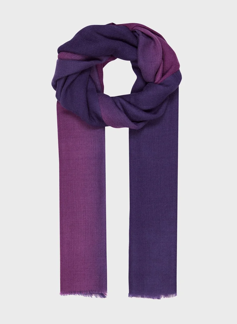 leem Ombre Print Scarf