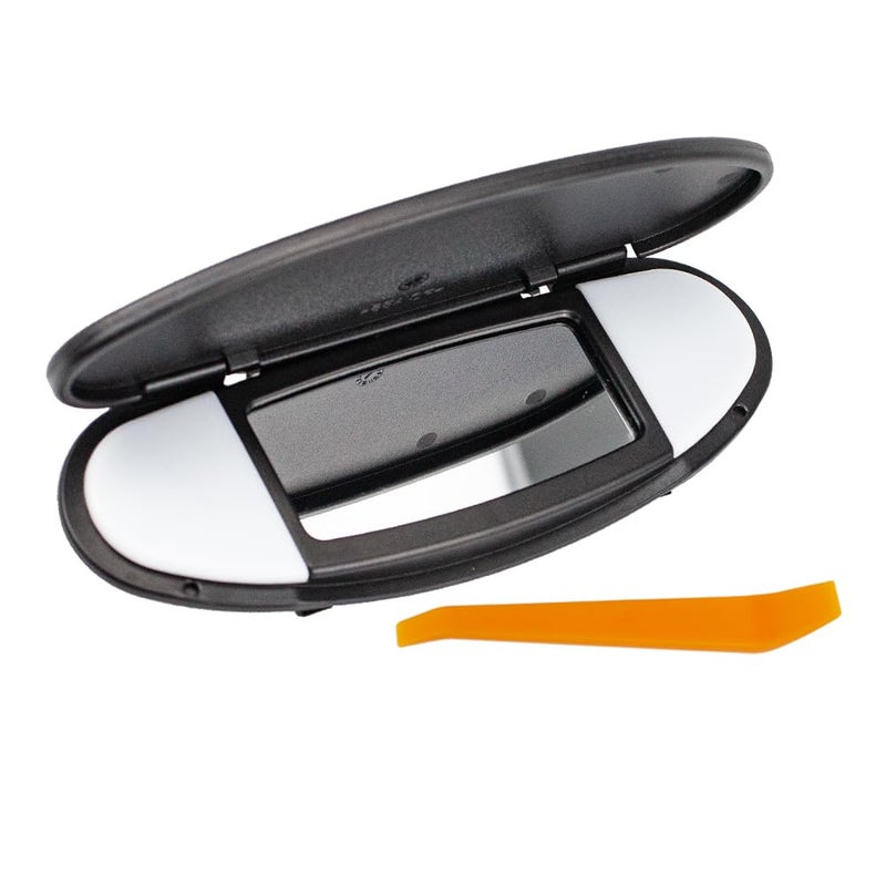 RLBHILON Sun Visor illuminated MirrorMakeup Mirror Compatible with Mini CooperCooper S R55 R56 R60 20072013 Year Black Color