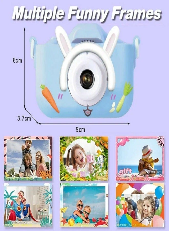 Children's Camera, High-Definition 24 Million Front and Rear Dual Lens Rabbit Camera, Capable of Self Shooting Video Games, Children's Toys and Gifts - Image 2
