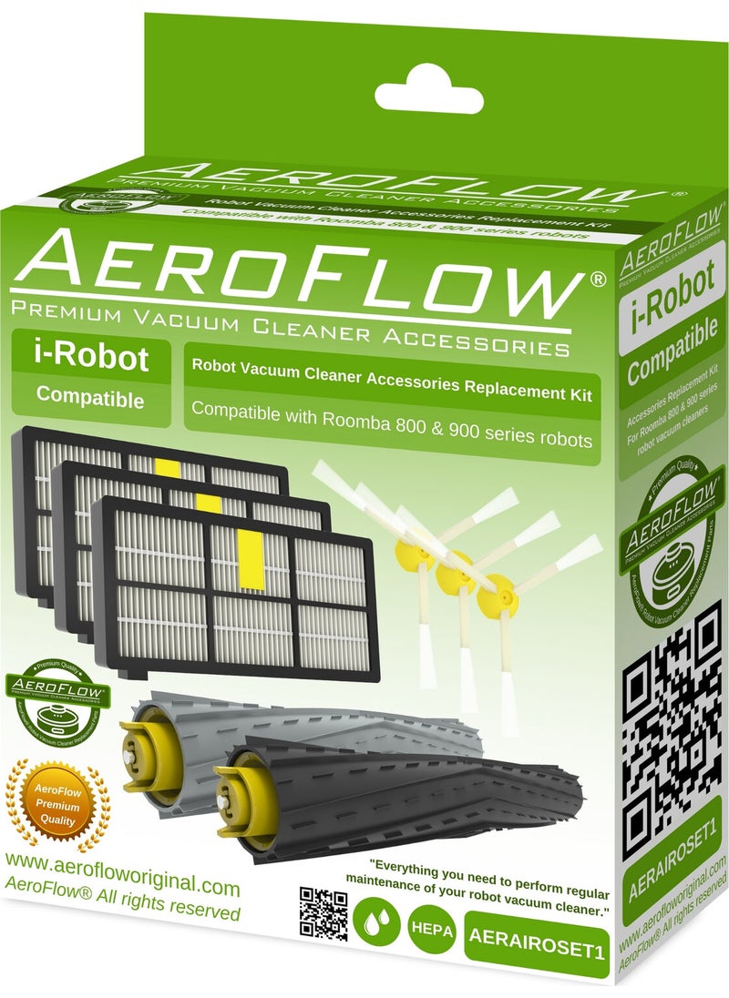 AeroFlow - İ-Robot Roomba 850 Series Robot Vacuum Cleaner Accessory Set - Image 1