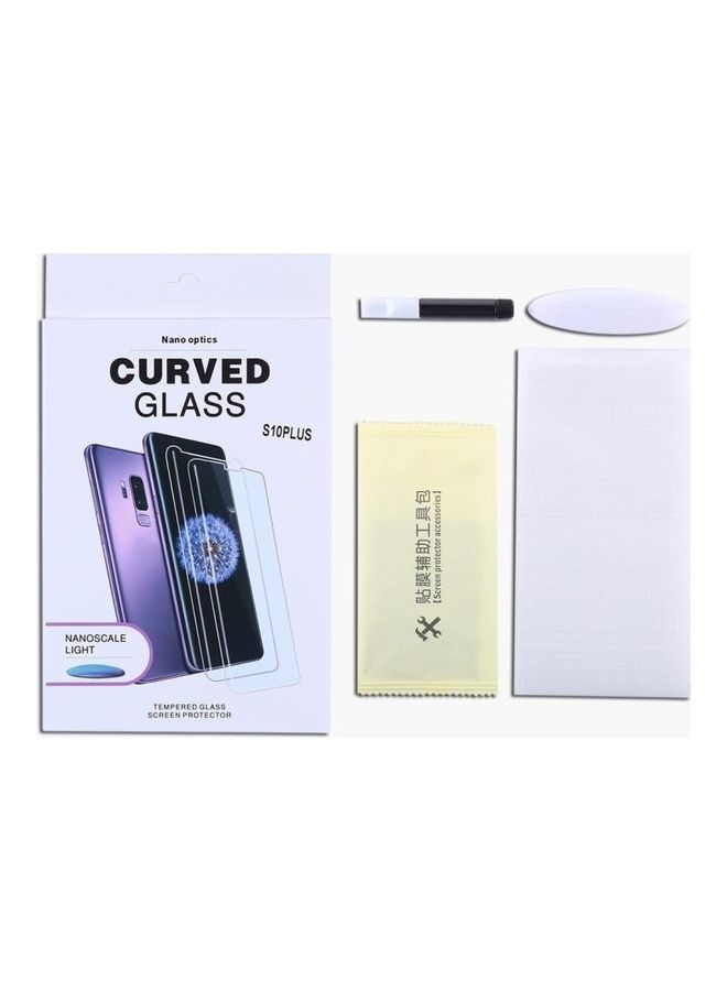 NIBEMINENT UV Liquid Curved Full Screen Tempered Glass For Galaxy Note 9 Clear - Image 1