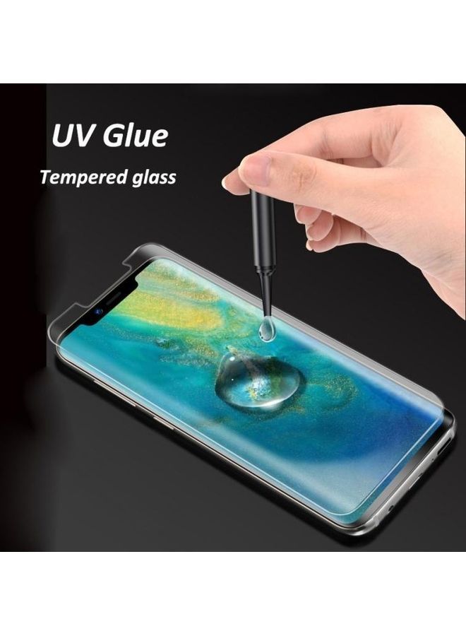NIBEMINENT UV Liquid Curved Full Screen Tempered Glass For Galaxy Note 9 Clear - Image 3