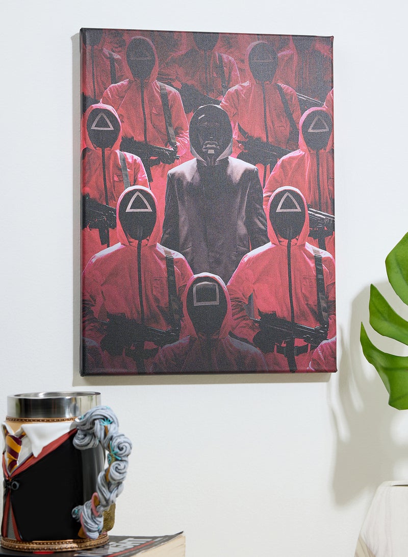 Pyramid Squid Game Crowd Canvas  30X40 - Image 1