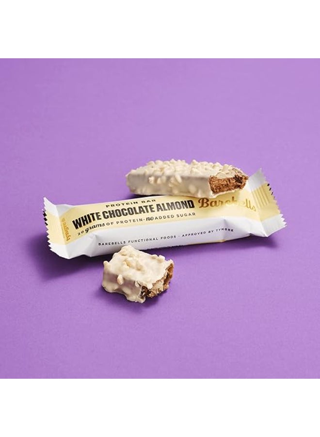 Barebells Protein Bar - White Chocolate Almond Flavor - for High Protein Snack ( 55g x 12 ) - Image 3