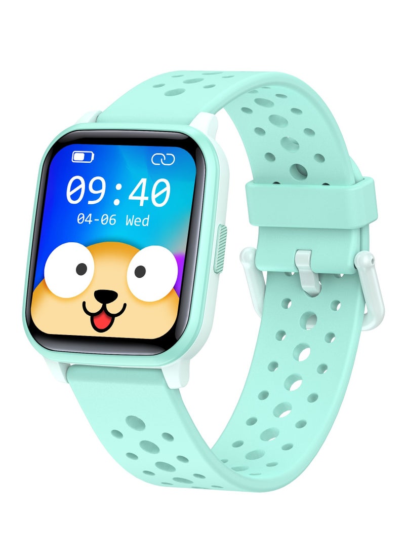 Kids Smart Watch with Sleep Mode, 20 Sports Modes, 5 Games and Pedometer - Fun Birthday Gifts for 4-16 Year-Olds(Green)  - Image 1